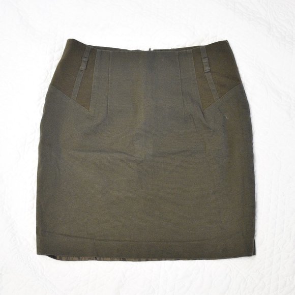 Military Green Mini Skirt - Picture 5 of 5